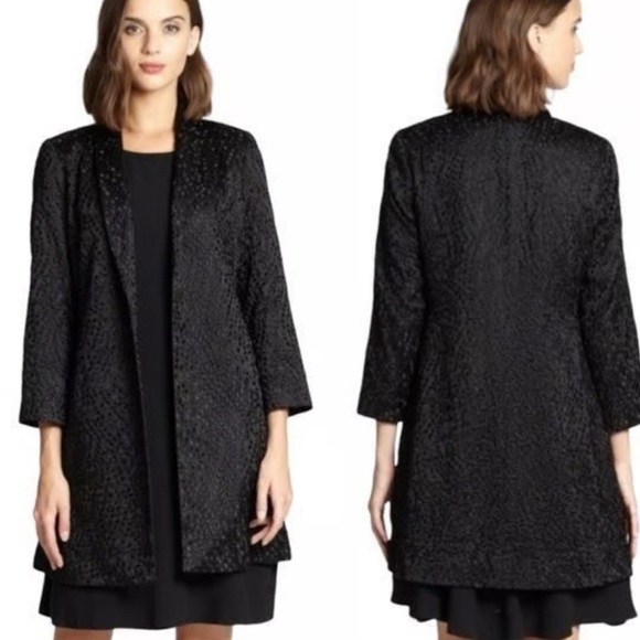 Eileen Fisher Jackets & Blazers - Eileen Fisher Embroidered Silk Dot Jacket/Blazer